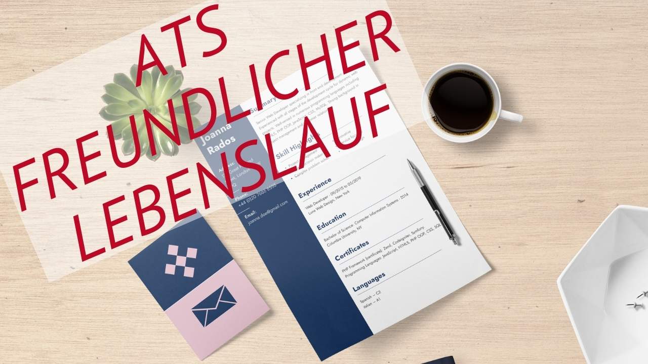 ATS konformer Lebenslauf