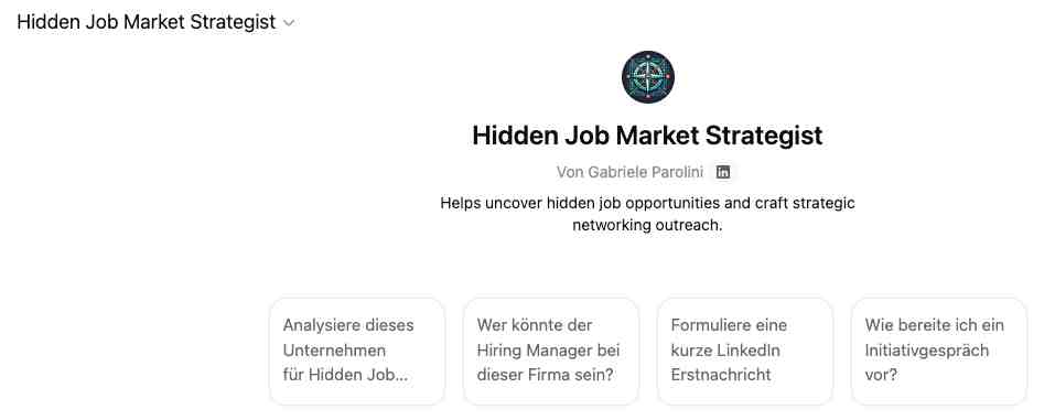 Hidden Job Market ChatGPT